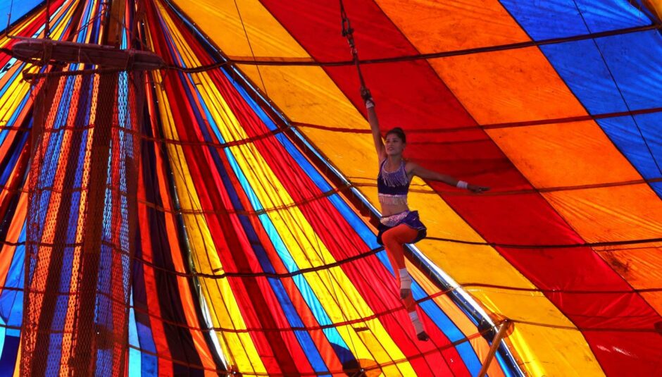 strongman William Bankier ran away from home to join the circus.