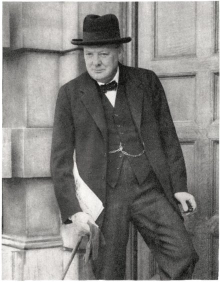 Tory PM Winston Churchill.