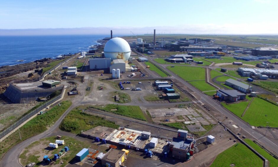 An aerial view of Dounreay