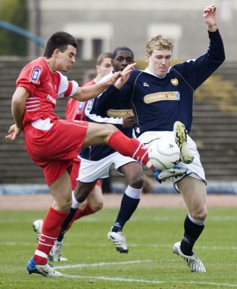 McDonald in action for Dundee