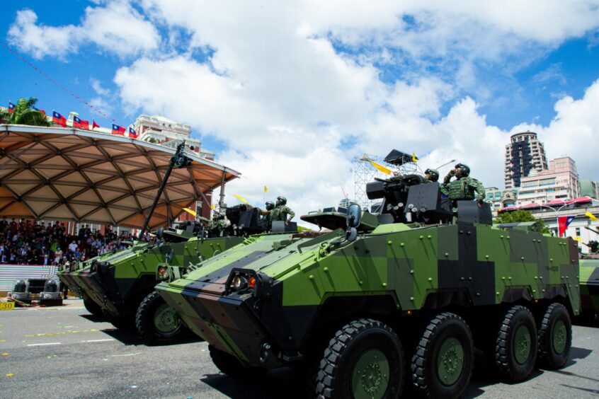 National Day celebration in Taipei, Taiwan, on October 10, 2021.