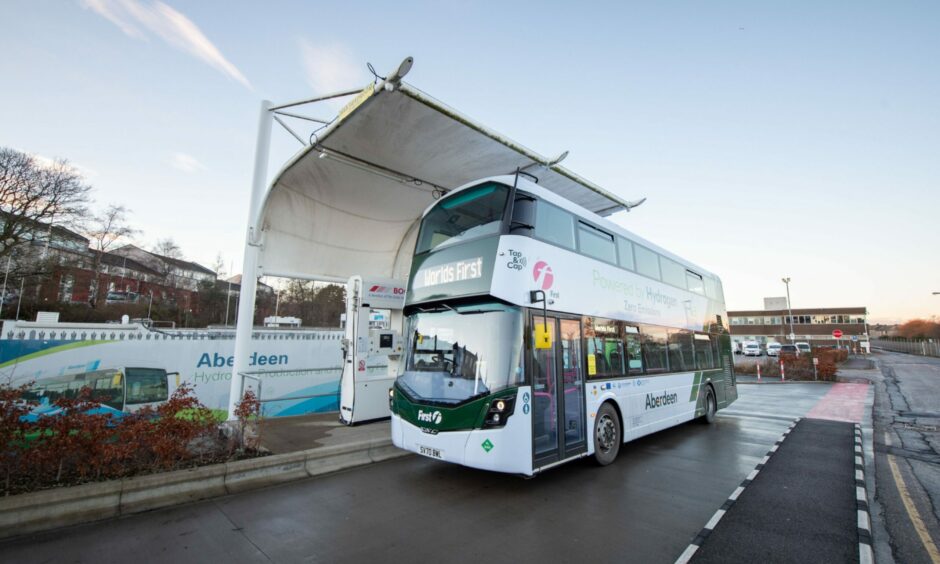 World-first double deckers, powered by hydrogen, began service in Aberdeen earlier this year.