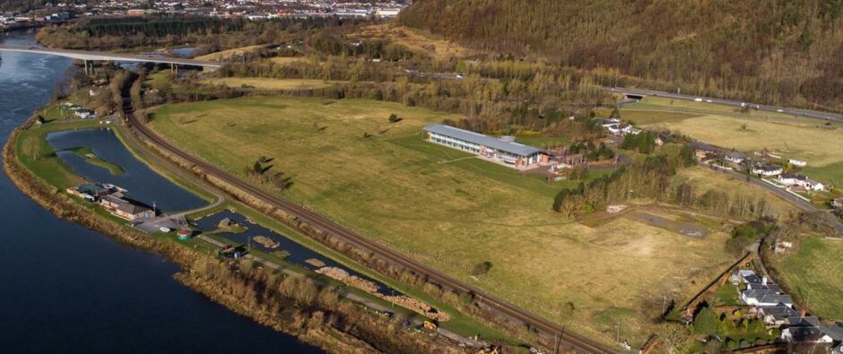 Site of proposed Perthshire Leisure Hub