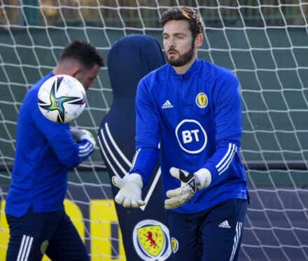 Craig Gordon is in line to start for Scotland against Israel.