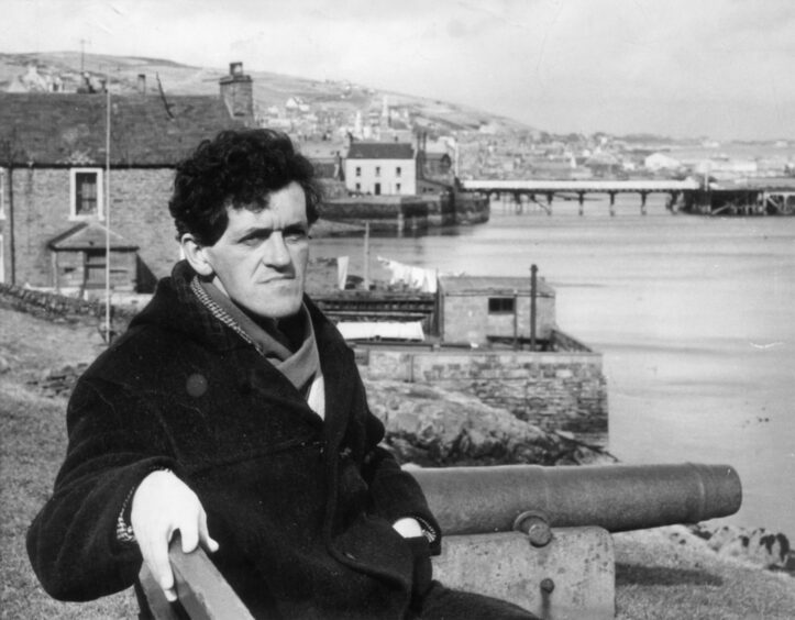 George Mackay Brown in Orkney.