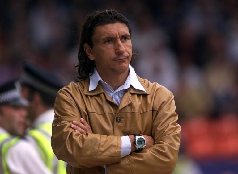 Ivano Bonetti during his spell in charge of Dundee.