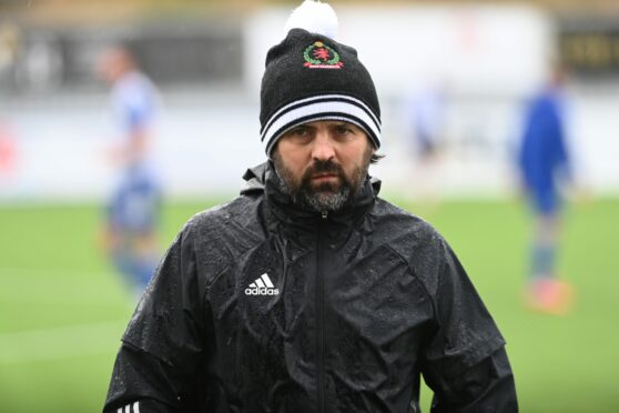 Cove Rangers manager Paul Hartley.