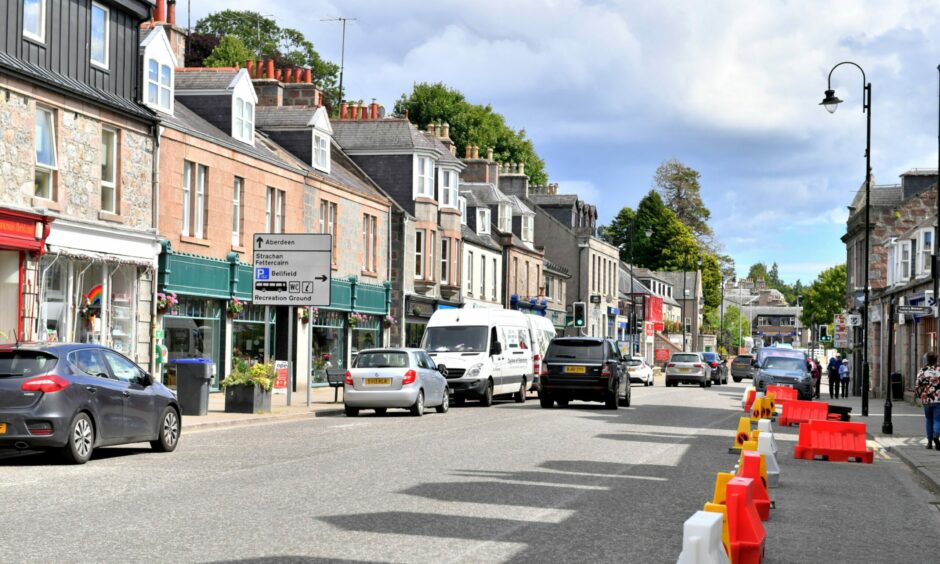 Banchory High Street. 