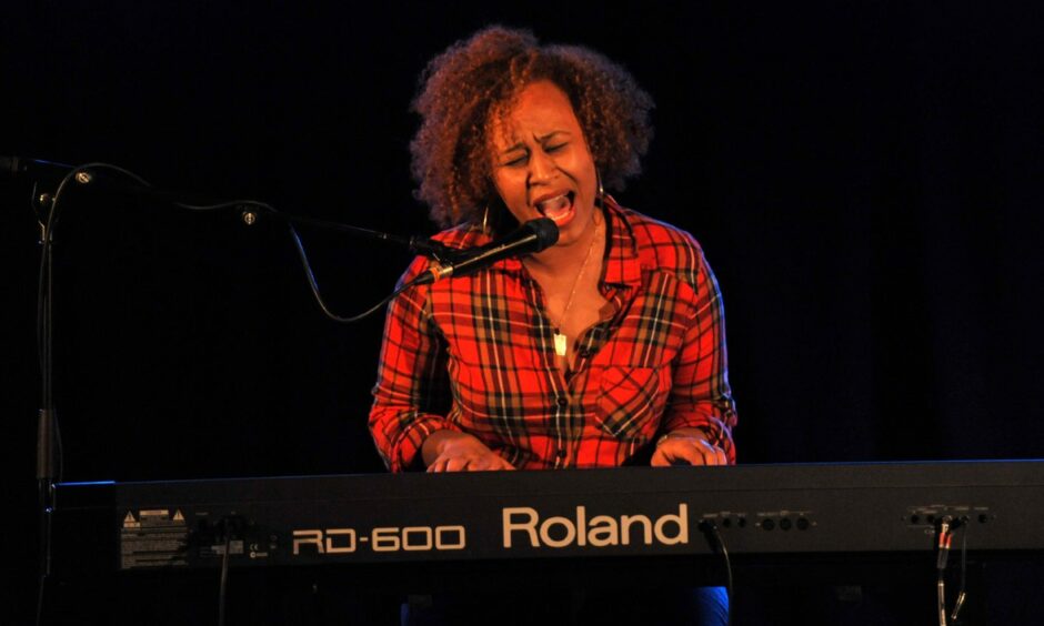 Emeli Sande, who hails from Alford, performing at The Lemon Tree in 2010.