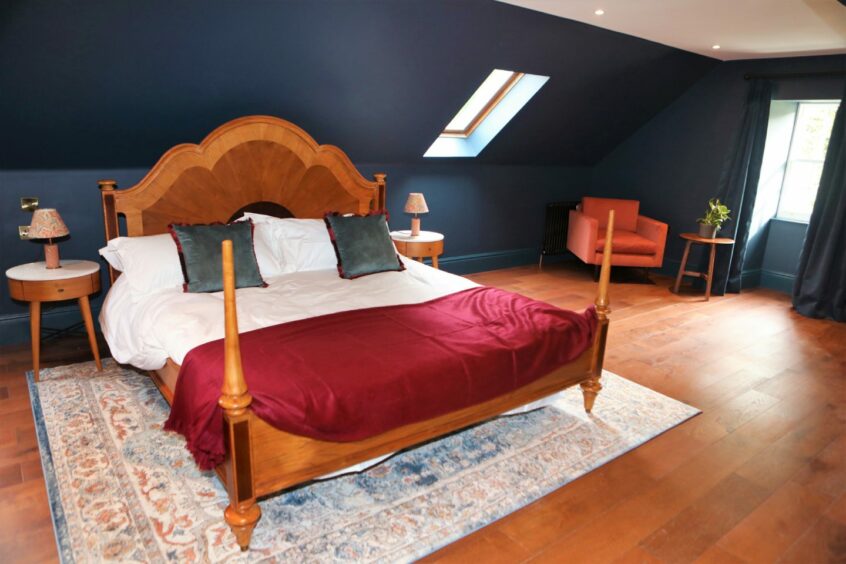 One of the newly-refurbished bedrooms.