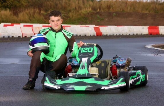 Lennon go karting