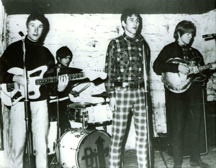 The Delinquents pictured in 1966.