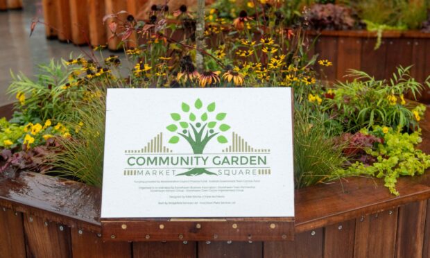 The logo for Stonehaven community garden created by Ian Wood of Creative Core.