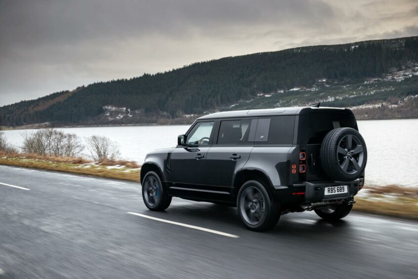 Land Rover Defender V8 starts at £98,575