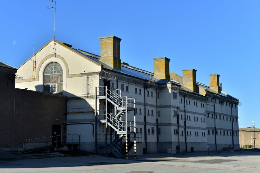 An exterior shot of Peterhead Prison 