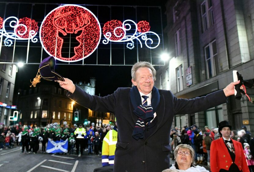 More than 15,000 people lined Union Street in 2017 to see Denis Law be awarded the Freedom Of Aberdeen.