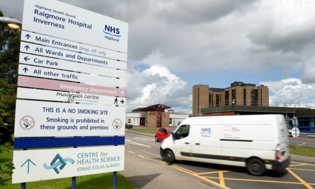 Raigmore Hospital in Inverness.