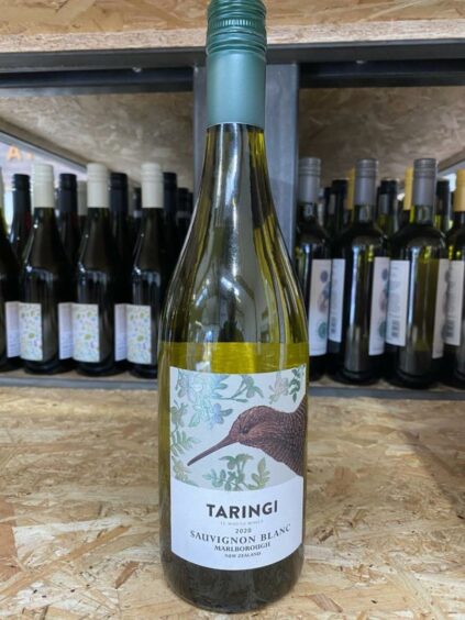 The Taringi Sauv blanc from New Zealand is Aitken's most popular white wine.