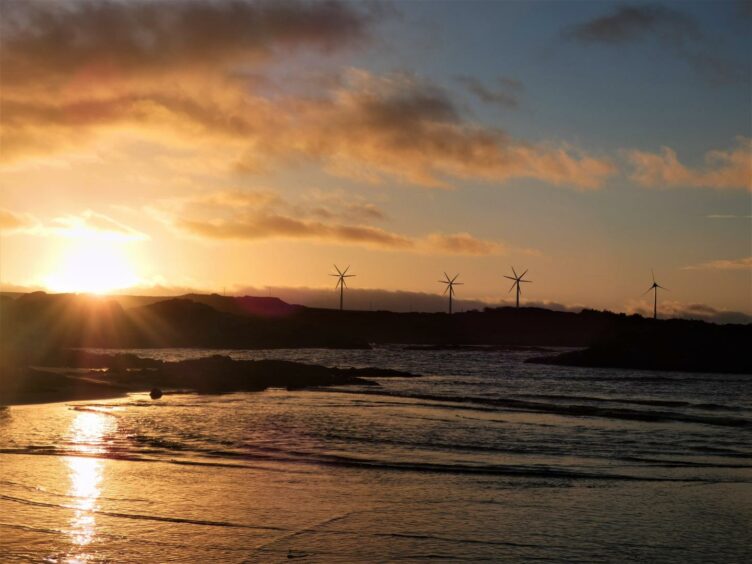 Gigha island wind turbines