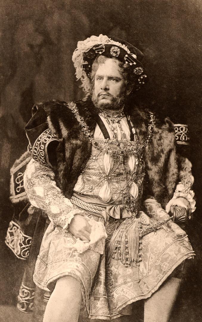 William Charles James Terriss as Shakespeare's Henry VIII.