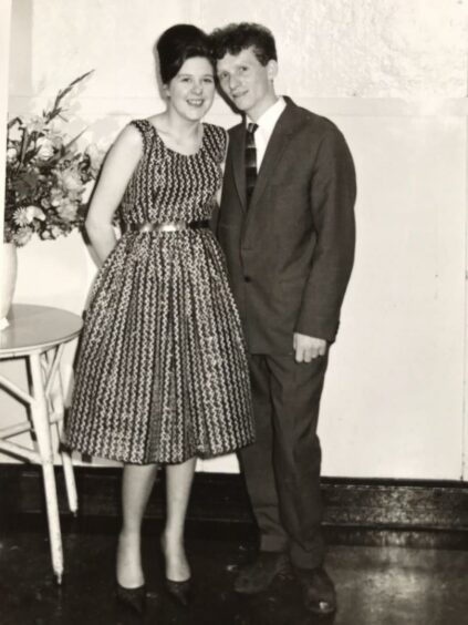 June and Ernie Ross during their ballroom days.