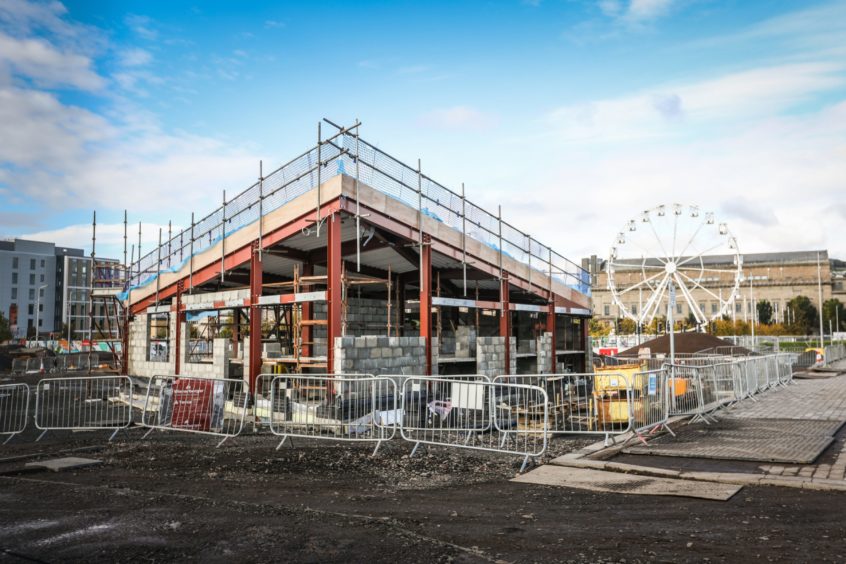 Dundee waterfront in October 2020