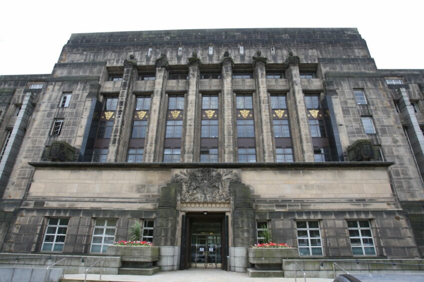 Exterior of St Andrews House, Scottish Government building, Edinburgh.