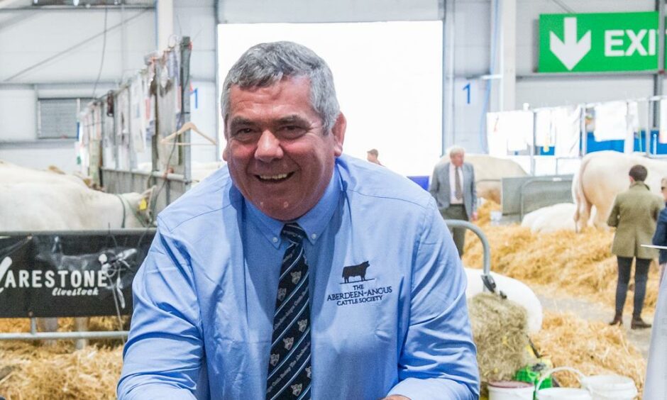 Aberdeen-Angus Cattle Society chief executive Barrie Turner is on leave of absence.