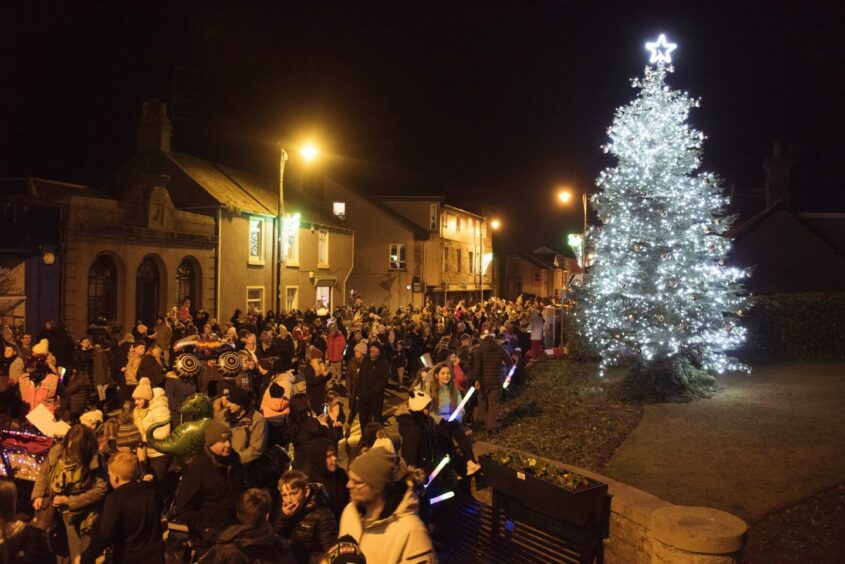 Carnoustie Christmas lights