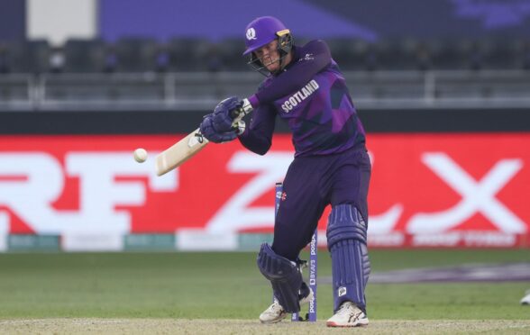 Scotland all-rounder Michael Leask hits out