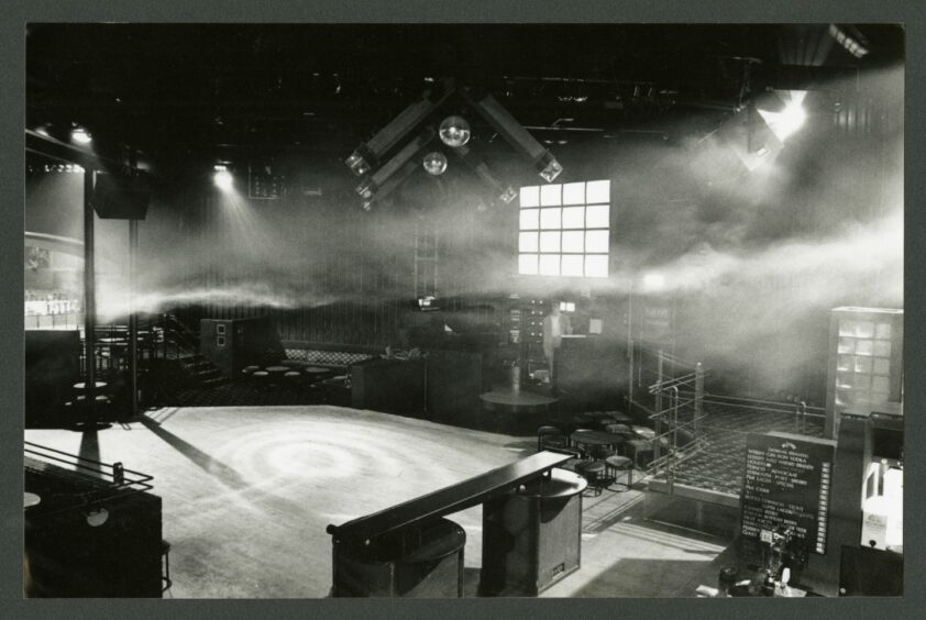 The dancefloor at De Stihl's in Dundee