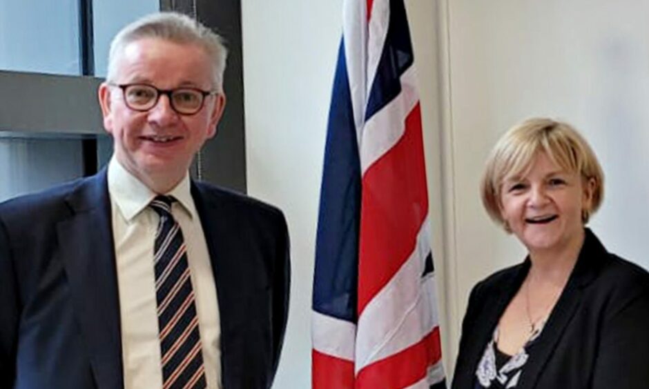 Council leader Jenny Laing took a trip to London to convince Levelling Up Secretary Michael Gove that Aberdeen's bid for £20m was worth backing - an application that included Union Street pedestrianisation.