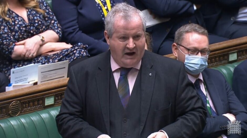 Ian Blackford urged the PM to quit.