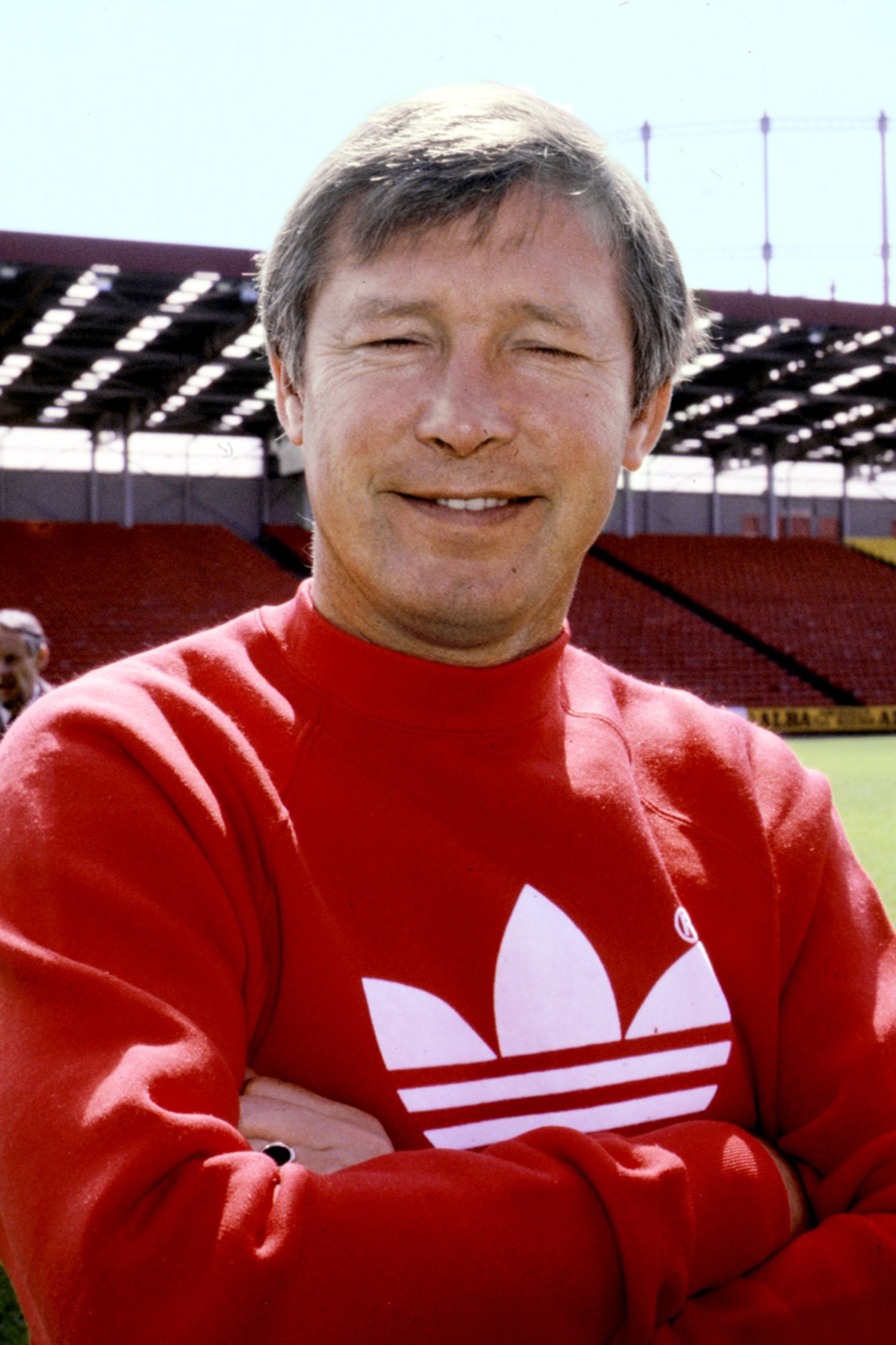 Alex Ferguson at the start of the 1986/87 season with Aberdeen.