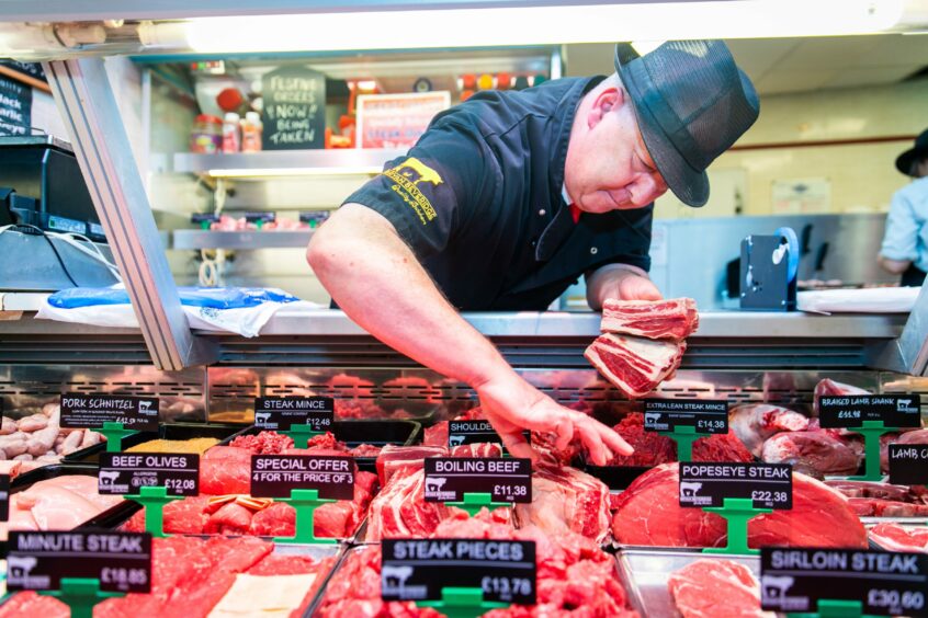 Fife butcher Bryan Beveridge had plenty of stock throughout Covid.