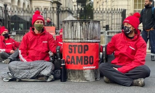 Stop Cambo campaigners