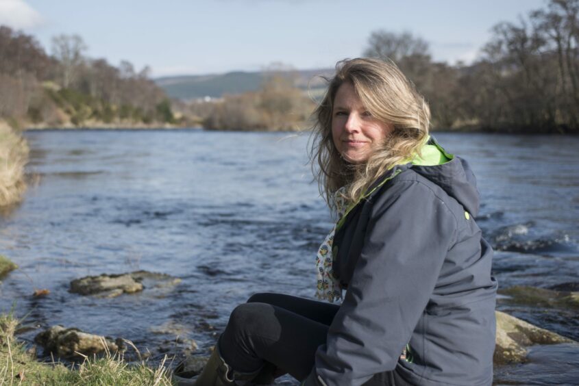 Dr Rachel Heliwell is a scientist who has looked at the impact of warming water on Scottish salmon.