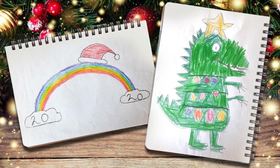 Designs for this year's Newburgh Christmas lights.