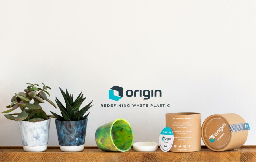 Origin is an Aberdeen company making recycled planters from old plastics and ceramics.