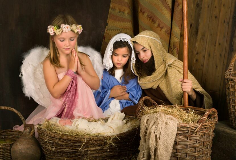 School holiday nativity play