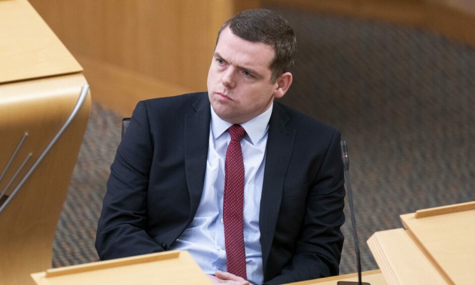 Scottish Conservative leader Douglas Ross.