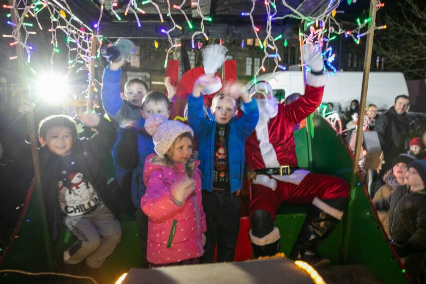 Excited children enjoyed being at the Dundee West End Christmas lights switch-on.