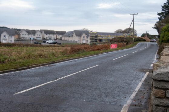 The North Denmore development viewed from Shielhill Road. 