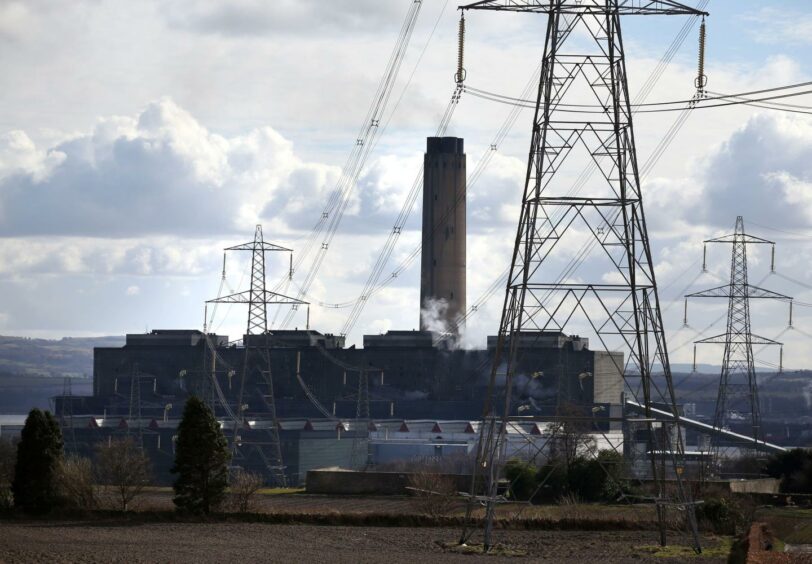 Longannet power station.