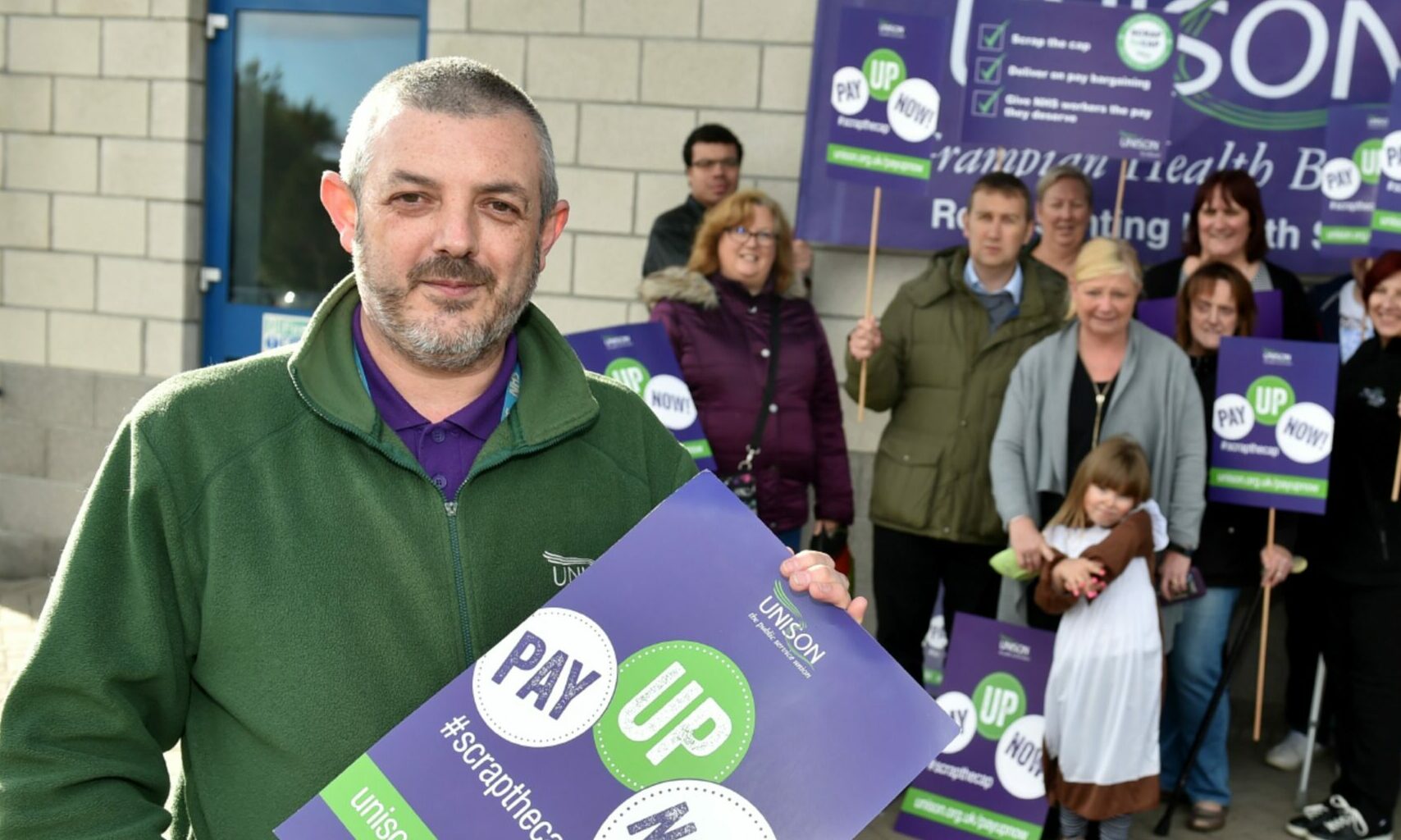 Martin McKay from the Grampian branch of trade union Unison.