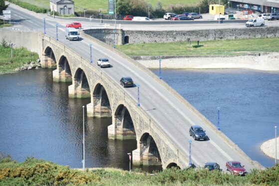 Banff Bridge, Aberdeenshire, which is in need of repairs