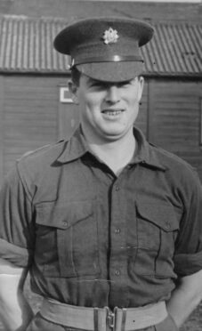 William Fraser pictured in his Scots Guards army uniform