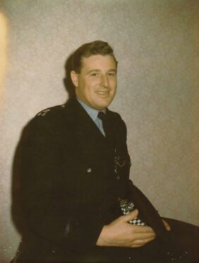 William Fraser pictured in his police uniform.