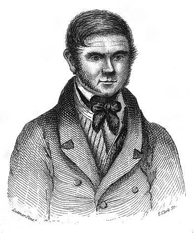Drawing of William Burke by George Andrew Lutenor, a portrait painter who was also one of the jurors at William Hare's trial. Public domain.