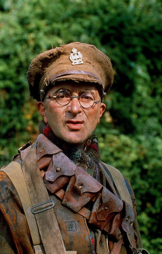 Tony Robinson as Baldrick in the BBC TV series.